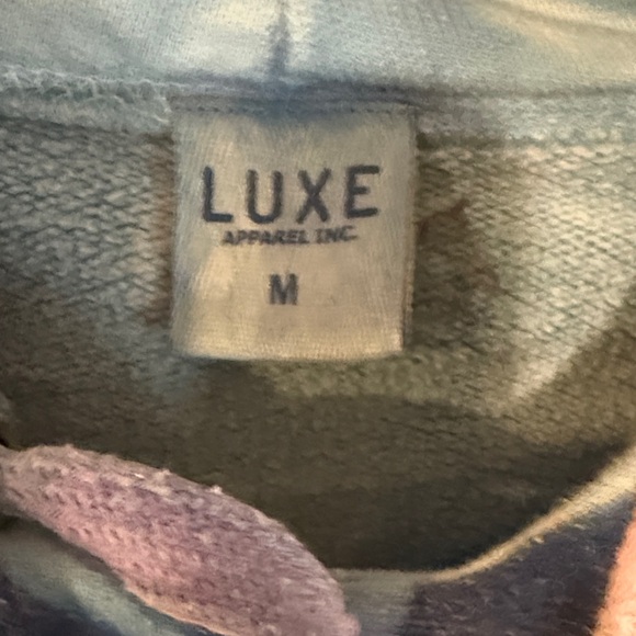 Luxe Multicolor Tie-Dye Hoodie - Picture 2 of 4